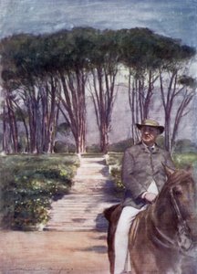 Cecil J Rhodes Groote Schuurissa tekijältä Mortimer Ludington Menpes